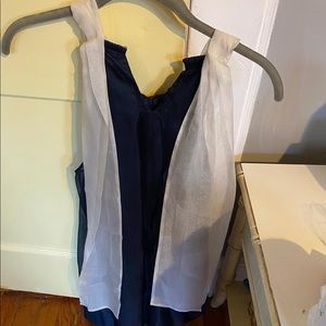 3.1 Philip Lim navy silk dress